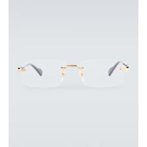 구찌 Gucci 125th Street 렉탱귤러 안경 P00926745