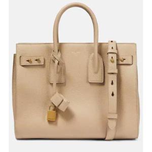 생로랑 Sac De Jour 스몰 레더 토트 백 P00777428