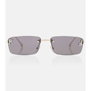 펜디 Fendi First Crystal 렉탱귤러 선글라스 P01042063