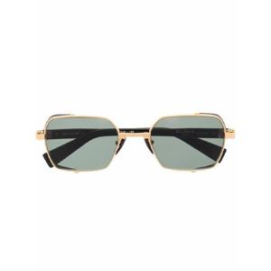 Balmain Eyewear 사이드 패널 타원형 프레임 안경 BPS117A