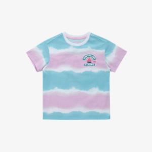 뉴발란스키즈반팔티 PQC NK9EE2603U-25 Beach Lounge 타이다잉 티셔츠