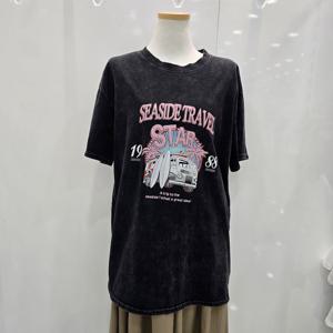 [밸리걸]바다여행 빈티지 박시 티셔츠818930_YS