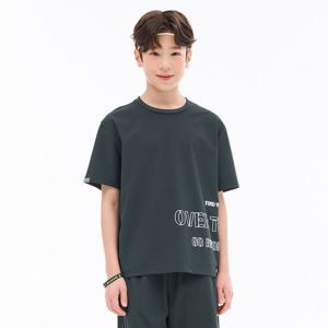 [오션스카이]남아 쿨 라이트 레터링 반팔 티셔츠-EBJB5817D0C