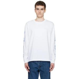 Maison Kitsune 티셔츠 화이트 프린트 티셔츠 232389M213040