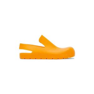 Bottega Veneta 로퍼 오렌지 퍼들 로퍼 221798M237084