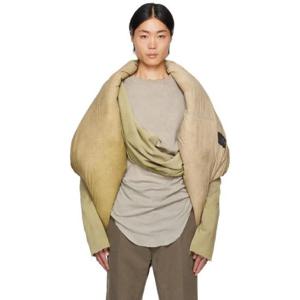 릭오웬스 패딩 Moncler    토프   그린 다운 베스트 241232M178009