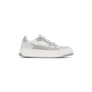 AMI Paris 스니커즈 토프   화이트 아케이드 스니커즈 241482M237005