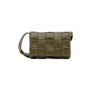 Bottega Veneta 메신저백 카키 스몰 카세트 숄더백 232798M170035