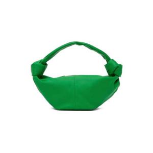 Bottega Veneta 토트백 그린 더블 매듭 핸드백 221798F046026