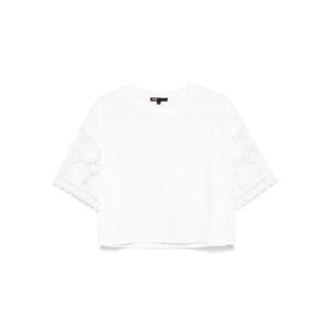 마쥬 크로셰 소매 티셔츠 MFPTS00951