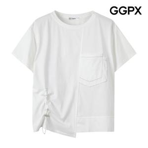 [지지피엑스]원 스트링 스티치 포켓 반팔 티셔츠 (GP5TS040F)