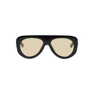 Bottega Veneta 선글라스 블랙 오세르바토리오 에비에이터 선글라스 252798M134014