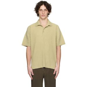 Homme Plisse Issey Miyake 폴로셔츠 그린 먼슬리 컬러 메이 폴로 셔츠 252729M212002