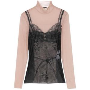발렌시아가 긴팔 티셔츠 829214 4F4B4 1094 NEUTRALS BLACK