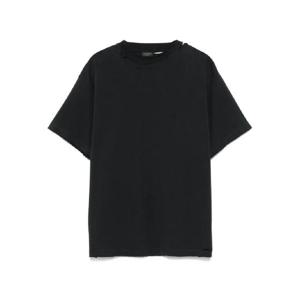 발렌시아가 시큐리티 테이프 로고 티셔츠 831305TSVF9
