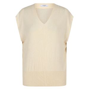 [레코브]() 린넨 혼방 브이넥 캡소매 니트(LK31C8KN528X)