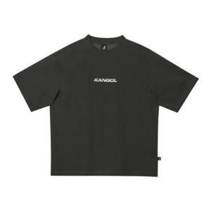 M 캉골반팔티 CQK KREC-ST27770CH 캉골 폰트 티셔츠 2777 차콜