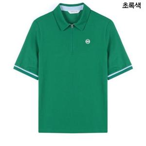 그린조이 HC12 여성 써커 솔리드 카라 반팔 티셔츠 GS25KY21W(초록색)