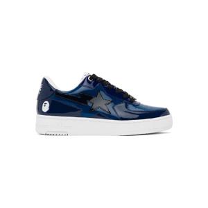 BAPE 스니커즈 네이비 베이프 스타 아이콘 스니커즈 242546M237028