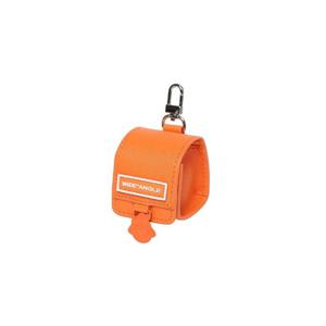와이드앵글골프썬캡 KQJ WWP24Z01O4 여성 CO 가죽 볼케이스 1구 (Orange)