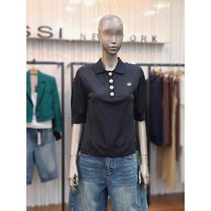 제시뉴욕 세이브존05 카라넥 5부티셔츠 BEM5SZNR5310BK