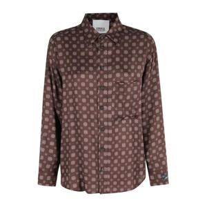 에리카 카발리니 셔츠 P5WT01 097 Brown
