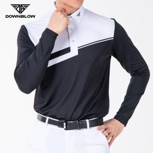 다운블로우DB5007M남자골프긴팔티셔츠 긴팔티셔츠 fw downblow 칼라 다운블로우 v넥 제로다몰 쿨원단 미국 현대hmall국산 하이 새로운 속건성 카라 가을과 라운드
