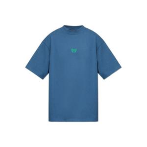 발렌시아가 반팔 티셔츠 764235TSVC9 DARKBLUE