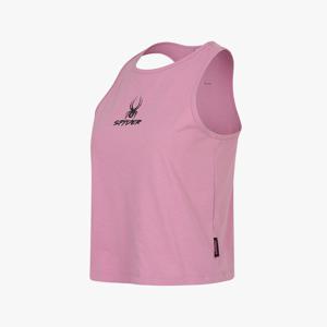 [스파이더] 여성 IRON PINK 컬렉션 크롭 탱크탑 SPKFCNSL251WPNK