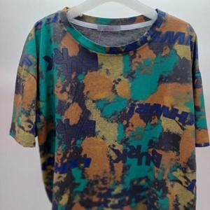 Latium HC06 숏짧은 크롭 영문 빈티지 라운드 반팔 면티 T2531ts05DG