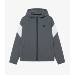휠라 남성 냉감 컬러블럭 후드 트레이닝 자켓 FS2FTH2202M DGY