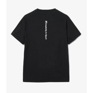 휠라 유니 소로나 백 레터링 반팔티 FS2RSH2204U BLK OWH