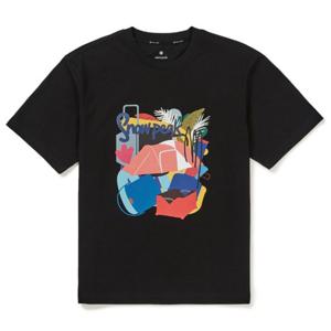 스노우피크 X 콜라보 그래픽 티 BB S24MMFTS86 BK SM WH