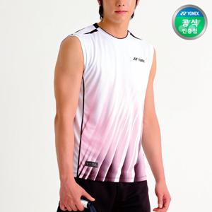 요넥스 253TR002M 남성용 배드민턴 민소매 티셔츠 게임웨어