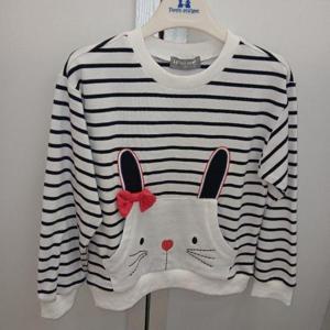 TALENTKIDS (쁘띠앙팡) HC24 스트라이프토끼주머니티 PCY12GTS21