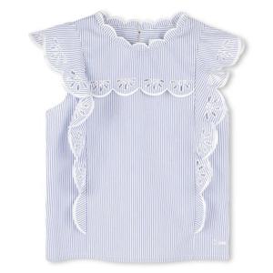 주니어 끌로에 셔츠 C20472 N48 Clear Blue