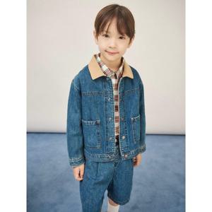 [빈폴키즈] [Reedition] 데님 헌팅 재킷  네이비 (BI5839U01R)