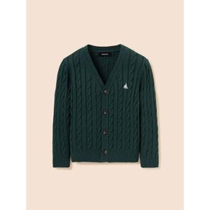 [빈폴키즈] [Essential] 면 케이블 카디건  그린 (BI585AUE1M)
