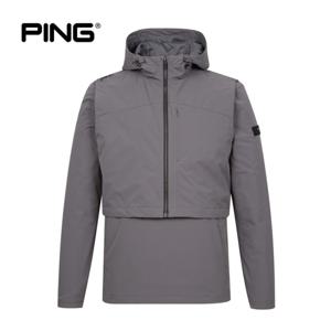 [핑](본사) [PING] 남성 레이어드 후드 베스트 점퍼 111B3JP204_