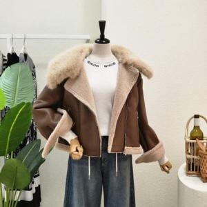 [포커스][대구백화점SG]  FW3K7JK03397_퍼 빅카라 무스탕 자켓