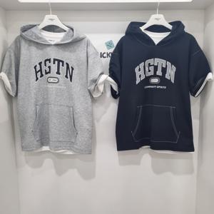 [행텐주니어]쿨 텐션 후드 반팔 티셔츠14520-031-456-31