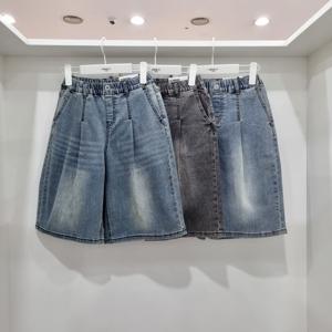 [행텐주니어]사방스판 버뮤다핏 5부 청바지14520-056-401-10