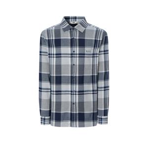 닥스 골프 남성 24FW 스테디셀러레터 로고 스트레치 체크 셔츠 (LIGHT GRAY) WGSH4D101G1