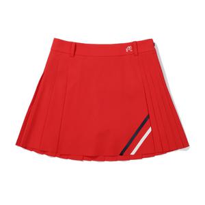 [말본골프]말본골프 밴드 플리츠 스커트 RED (WOMAN) M5322PSK11