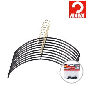 독일마와 B 옷걸이 이코노믹 40cm 블랙 스웨터용 10개입