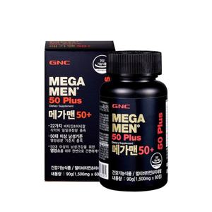 [GNC] 메가맨 멀티비타민 50+ 60정 (30일분)