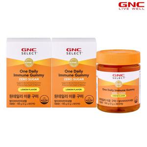 [GNC] 원데일리 이뮨 구미 제로슈가 멀티비타민 (총 60구미) 30일분 x 2개