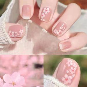 러블리 벚꽃 붙이는 네일팁 [24tips]