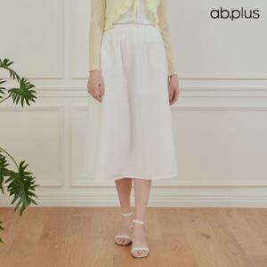 [ab.plus] 주름 밴딩 포켓 코튼 롱 스커트 (LSX2MS84A)