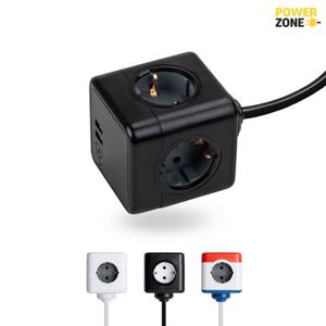 파워큐브V2 익스텐디드 USB 4구 3M 절전스위치 고용량멀티탭 /큐